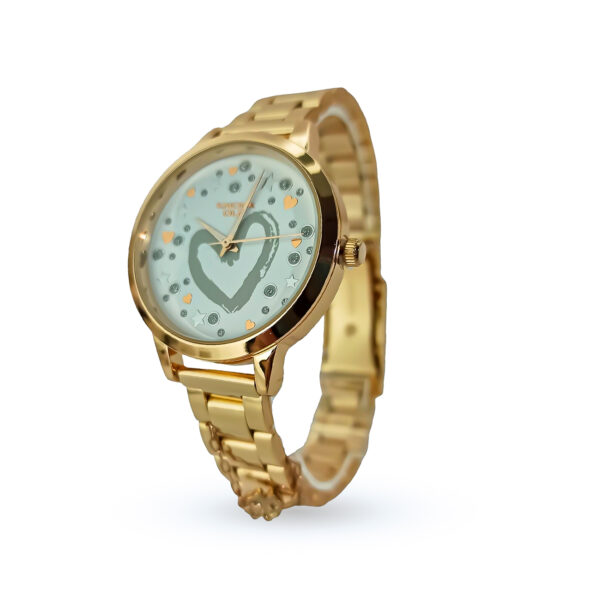RELOJ KNOCK OUT CON MALLA ENGARZADA Y DISEÑO
