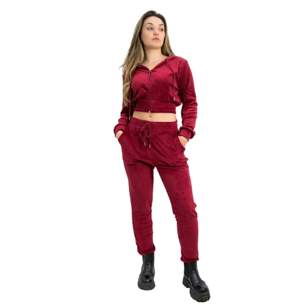 CONJP01- CONJUNTO PLUSH- CAMPERA Y PANTALON- S/M - Image 4