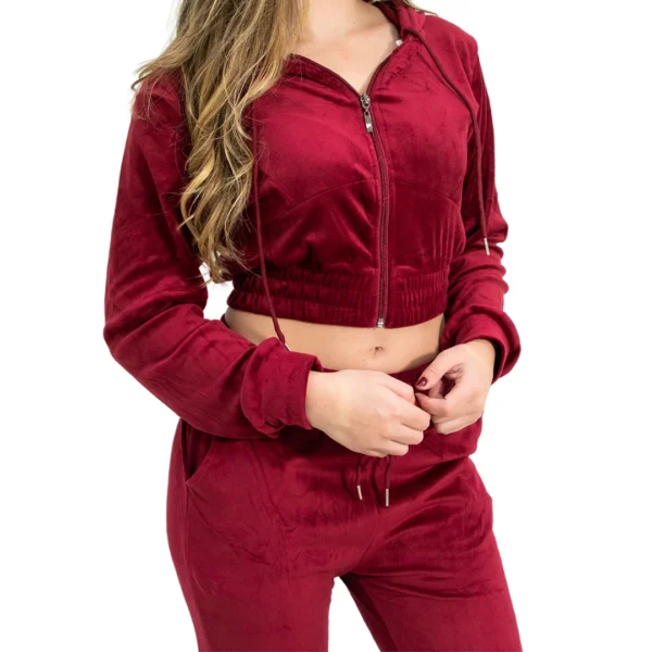 CONJP01- CONJUNTO PLUSH- CAMPERA Y PANTALON- S/M - Image 3