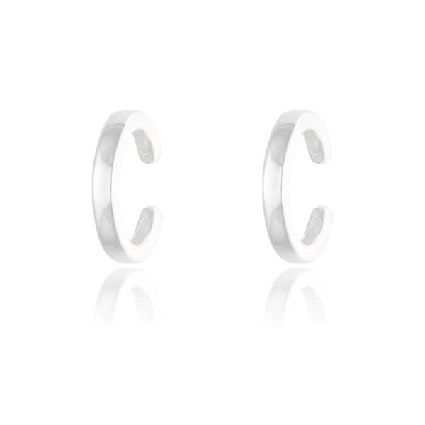 18S3- ARO CUFF LISO DE PLATA 925