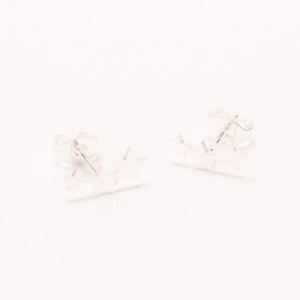 AROS PASANTES ACERO BLANCO ESTRELLA TRIPLE - ACEA923 - Image 2
