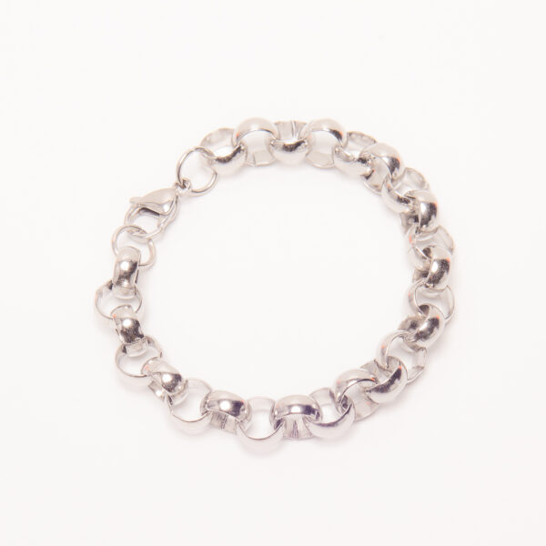 PULSERA DE ACERO QUIRURGICO ESLABON ROLO - ACEP40