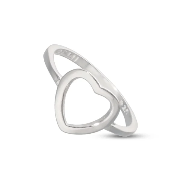 ANILLO CORAZON PLATA 925 (MEDIDA ESTANDAR) - 13G3