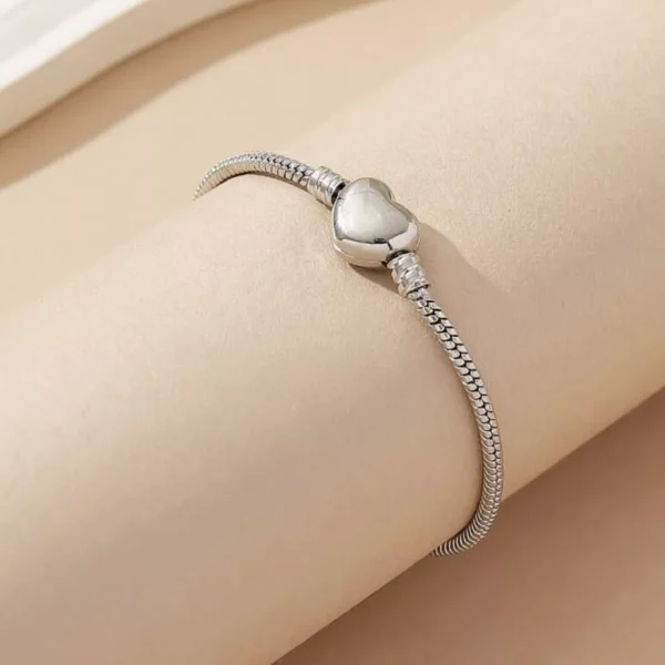 PULSERA PANDORA ACERO PLATEADA - 9mRuAp01 - Image 2