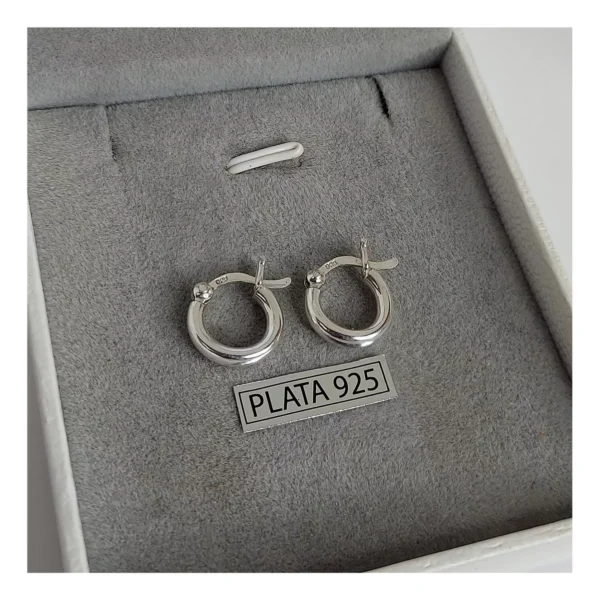 ARNC11- AROS ARGOLLA CON CIERRE ITALIANO PLATA 925