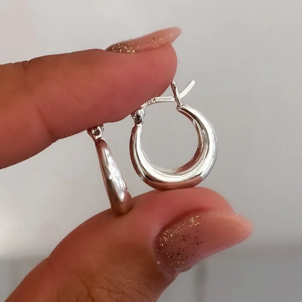 AROS ARGOLLAS PLATA 925 1,5 CM CLASICAS LISA- ARL30024