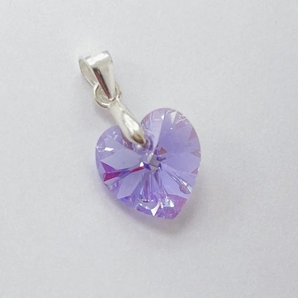 DSW41A- DIJE DE PLATA 925 CRISTAL SWAROVSKI CORAZON - Image 2