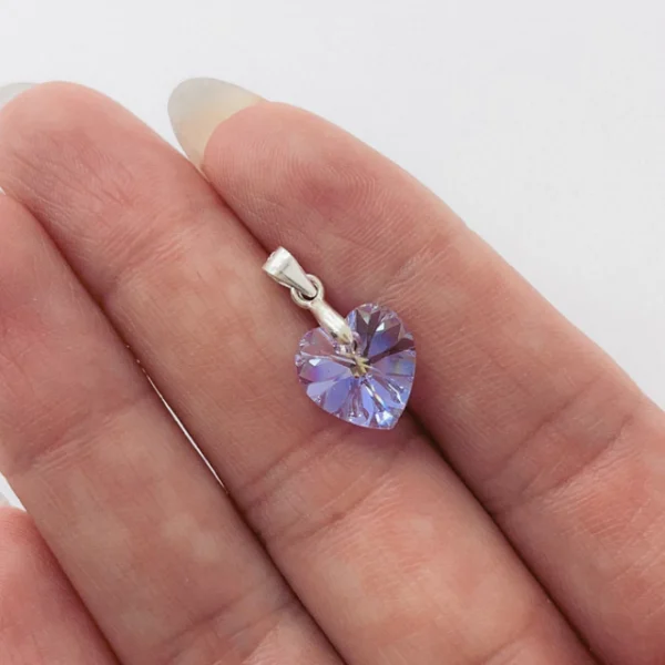 DSW41A- DIJE DE PLATA 925 CRISTAL SWAROVSKI CORAZON