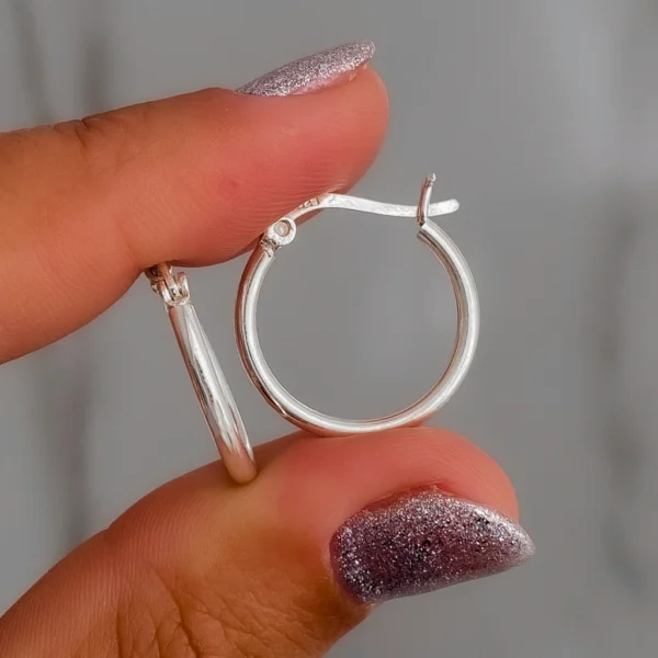 AROS ARGOLLAS PLATA 925 1,5 CM CLASICAS LISA- ARL30020