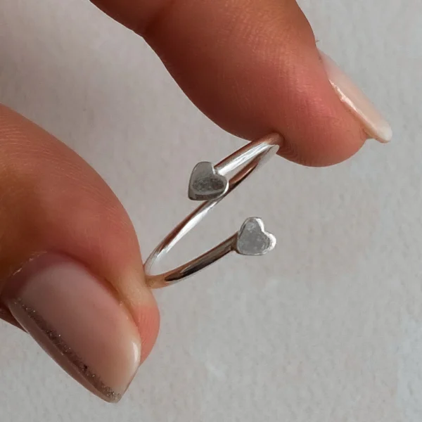 AN10012- ANILLO LISO CON FORMA PLATA 925 (MEDIDA ESTANDAR)