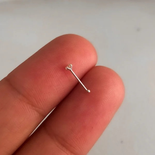 PIER11E8-PIERCING DE PLATA 925 CON CUBIC MEDIANO - Image 2