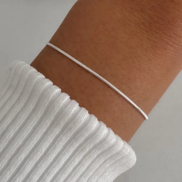 PULSERA ACERO BLANCO CLASICA - ACEP921