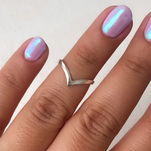 AN10090- ANILLO LISO CON FORMA PLATA 925 (MEDIDA ESTANDAR)