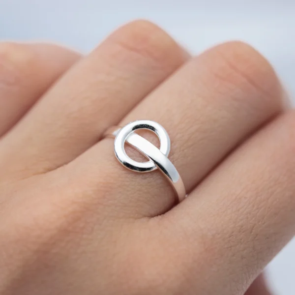ANX100117- ANILLO LISO PLATA 925 (MEDIDA ESTANDAR) - Image 2
