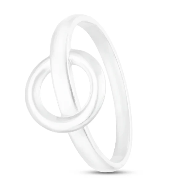 ANX100117- ANILLO LISO PLATA 925 (MEDIDA ESTANDAR)