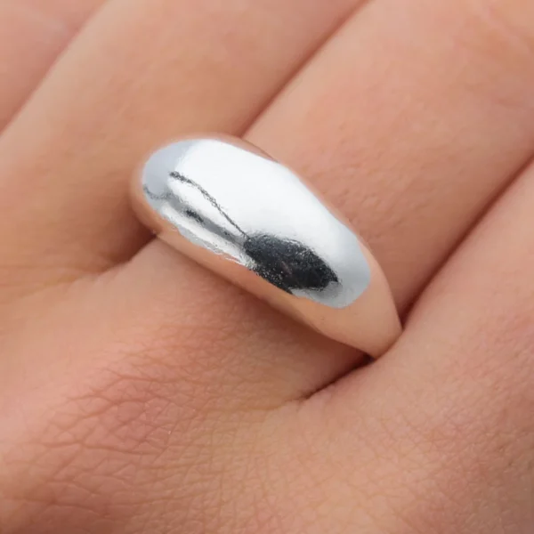 ANX100113- ANILLO LISO PLATA 925 (MEDIDA ESTANDAR) - Image 2
