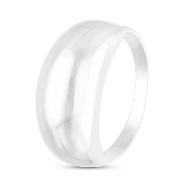 ANX100113- ANILLO LISO PLATA 925 (MEDIDA ESTANDAR)