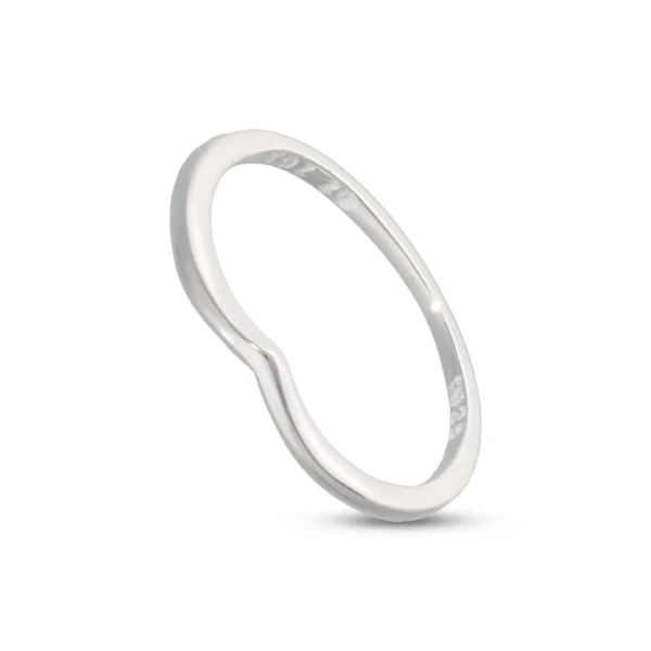 ANX100115- ANILLO LISO PLATA 925 (MEDIDA ESTANDAR)
