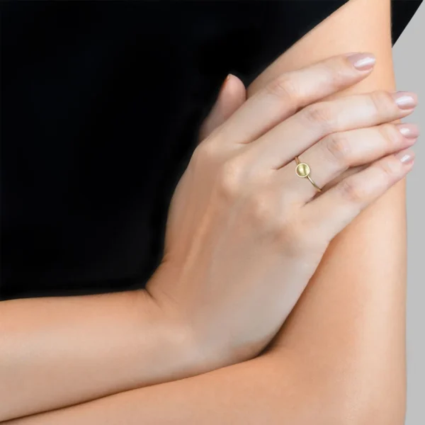 OR57- ANILLO GLOW DE ORO 1 GRAMO 18K
