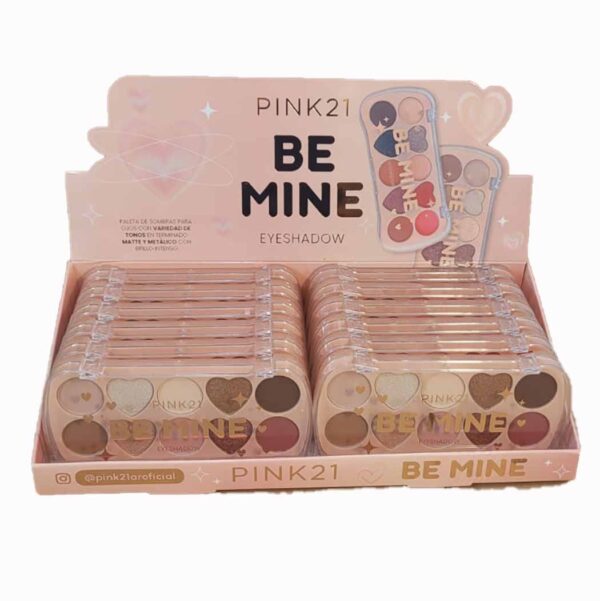 PALETA DE SOMBRAS X 10 COLORES – MARCA PINK 21 – COLORES SURTIDOS - MAKE001