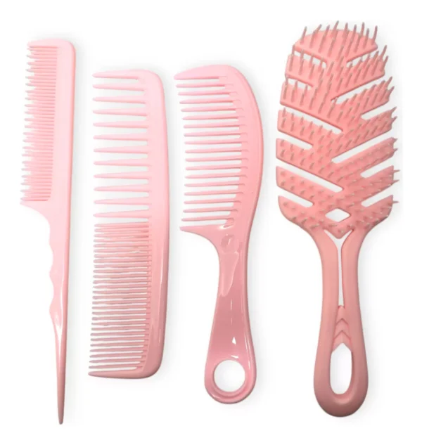 SET CEPILLOS CABELLO PEINE PLASTICO (COLOR A ELECCION) - CEP09 - Image 3