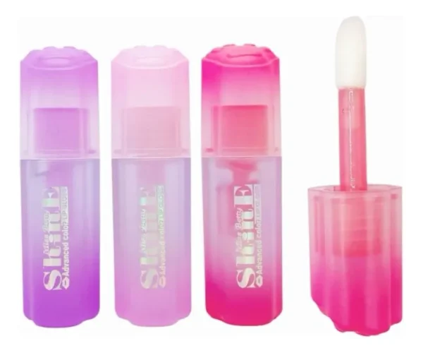 LIPG210- LABIAL LIP GLOSS SHINE X 3 UNIDADES