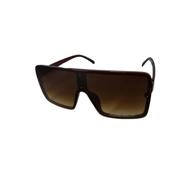 LEN208- LENTES DE SOL CON PROTECCION UV MARRONES CUADRADOS
