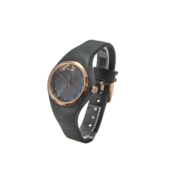 RELOJ KNOCK OUT MALLA GOMA NEGRO- REJ65K0